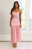 Cover Story Lace Maxi Dress Pink