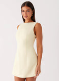 Lulita Mini Dress Buttercream Yellow