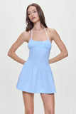 Robin Polka Dot Mini Dress Raindrop