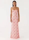 Vamonos Maxi Dress Porcelain Rose