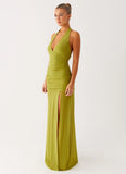Island Muse Dress Lime