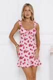 Stitch You Up Dress Pink