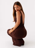 Earthbound Muse Maxi Dress Chocolate