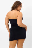Palmer Terry Strapless Tube Dress Black