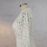 Mermaid Whisper Lace Embroidery Bridal Gown Wedding Dress
