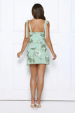 Mint Leaves Mini Dress Sage