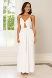 Lantern Trail Maxi Dress White