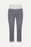 Nikki Gingham Capri Pants Midnight Wishes