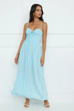 Discover Yourself Maxi Dress Blue