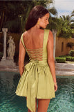 JOELLE MINI DRESS LIME