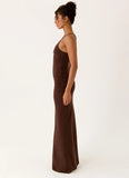Inez Maxi Dress Chocolate