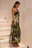 MIRANTO MIDI DRESS ARLO GREEN