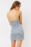 Arielle Silk Dress Springtime