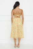 Fresh Nectar Midi Dress Yellow