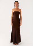 Endless Nights Maxi Dress Chocolate