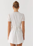 Sweet Lullaby Mini Dress White