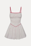 Coast Cotton Mini Dress Red Dot