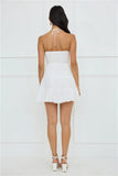 Styled For Sunsets Halter Mini Dress White