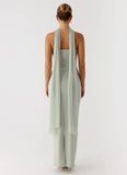 Libra Maxi Dress Pastel Sage