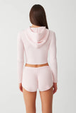 Providence Cloud Knit Mini Short Rose Quartz
