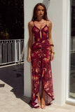 KIATA RUFFLE MAXI DRESS ELIANA RED