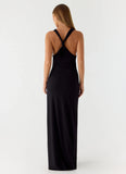 Hidden Agenda Maxi Dress Black
