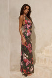 HALSTON HALTER MAXI DRESS CATARINA BLACK
