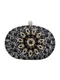 Womens All Over Crystals Sparkly Evening Clutch Bags