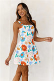 Carnival Colors Mini Dress Print