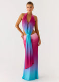 After Bloom Maxi Dress Disco Ombre
