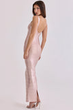 rosé bandage maxi dress limited edition