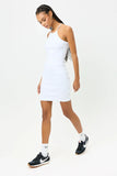 Christine High Neck Dress White