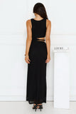 Mine To Show Mesh Maxi Dress Black