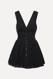 Marley Cotton Eyelet Mini Dress Eclipse