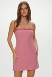Poppy Strapless Cotton Mini Dress Picnic Basket