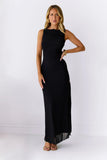 Secret Of The Sun Mesh Maxi Dress Black