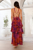 Nightfall Seduction Maxi Dress Purple