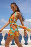 ZIA MINI DRESS DIAZ AQUA
