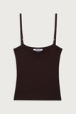 Carmen Lightweight Knit Tank Mocha