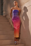 MALIBU MIDI DRESS SUNSET