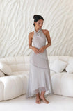 From The Editor Halter Maxi Dress Brown