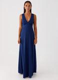 Winnie Cowl Back Maxi Dress Navy