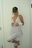 Pirouette Racerback Dress Icy Gray