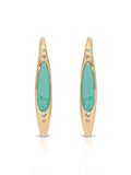 Turquoise Solstice Hoops