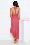 Soft Sonata Halter Maxi Dress Rose