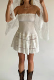 Day Princess Mini Dress White
