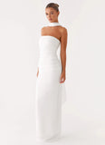 Libra Maxi Dress White
