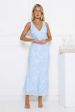 Lovers Not Friends Maxi Dress Blue