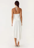 To The Girls Midi Dress White