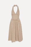 x BELLA HADID Prairie Midi Dress Rodeo Gingham